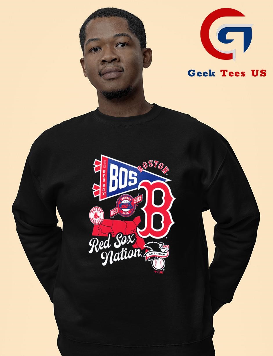 boston red sox flag shirt