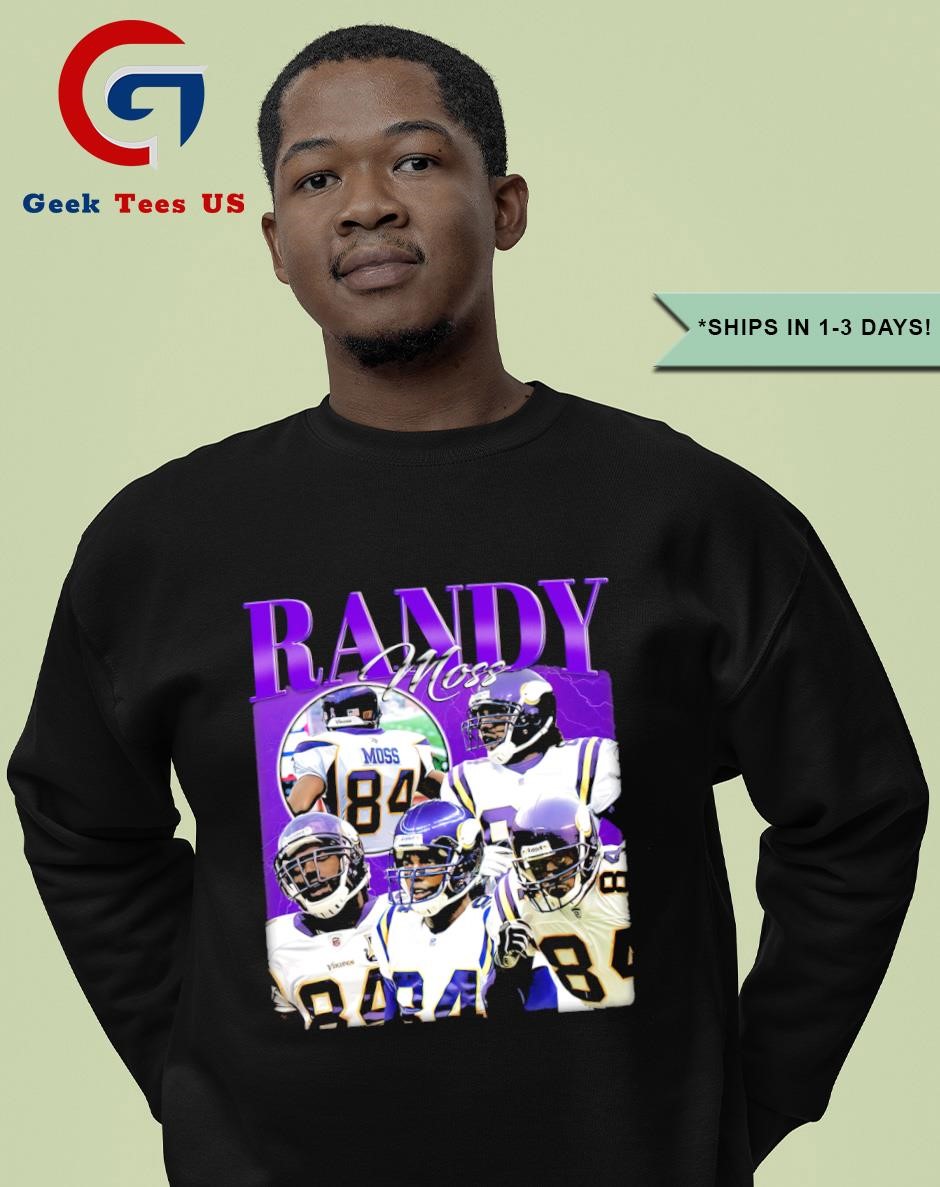 ミネソタ・バイキングス 84番 MOSS シャツ Reebok NFL ゲームシャツ ミネソタ・バイキングス MOSS #84