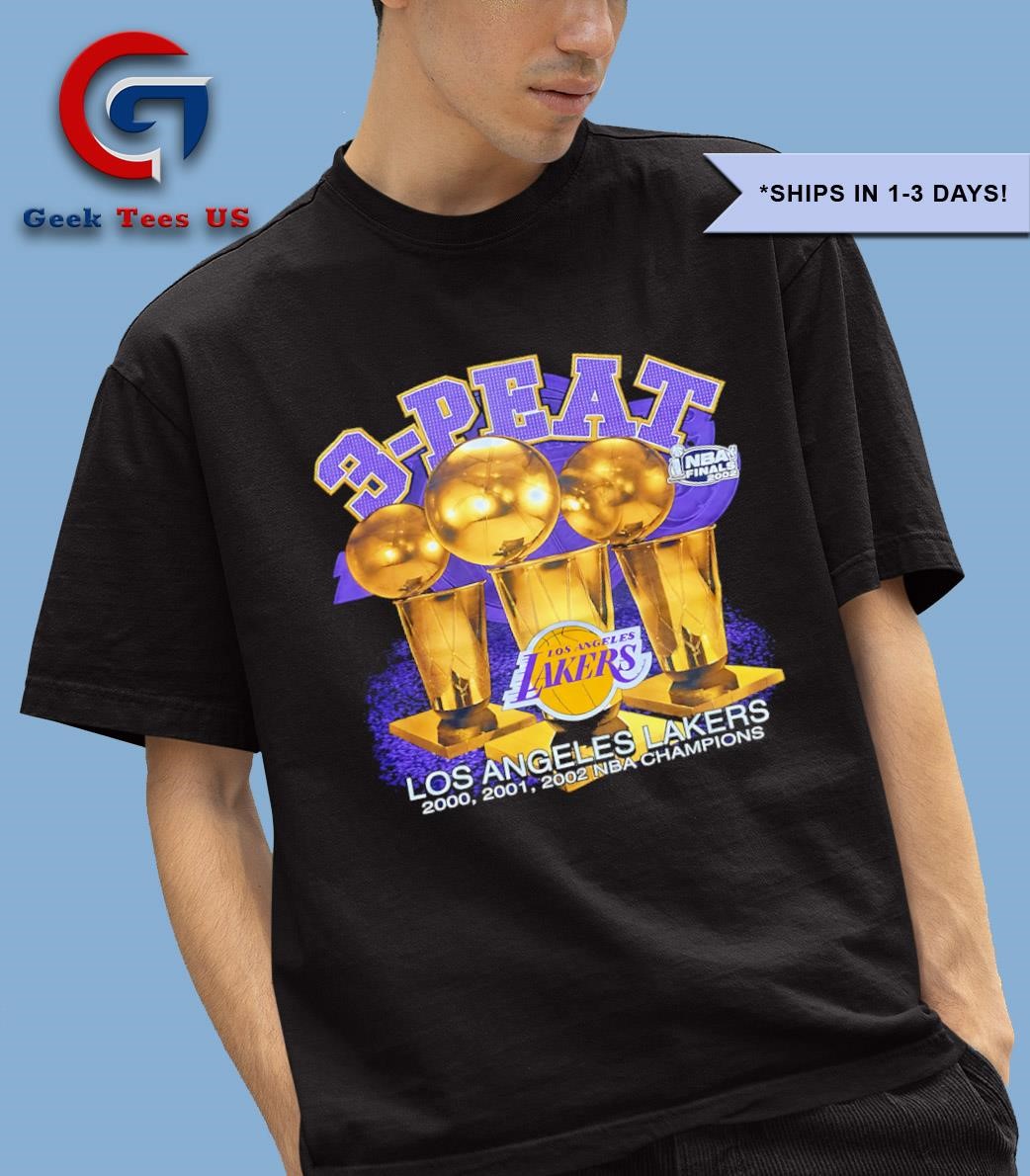 Awesome 3-Peat NBA Champions Los Angeles Lakers basketball