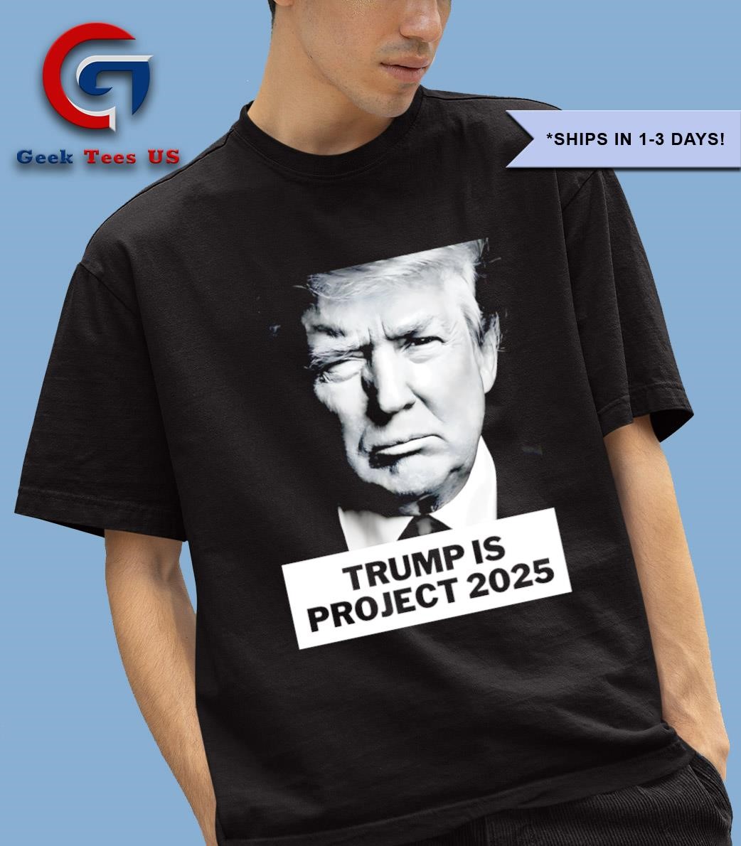 Donald Trump is Project 2025 portrait Tshirt, hoodie, sweater, long