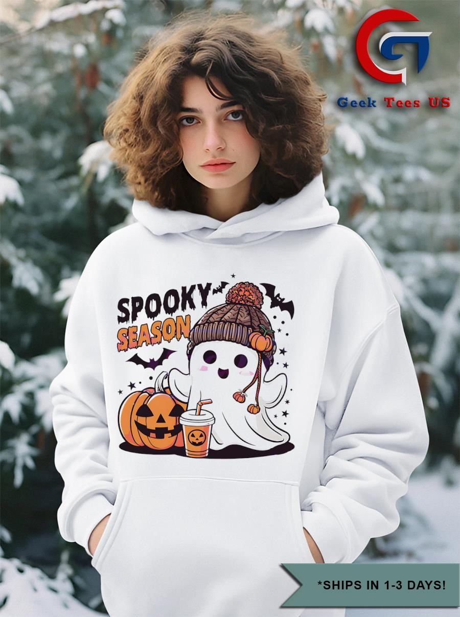 Ghost Sweater Halloween Skull Letter Print Sweatshirt Casual Long