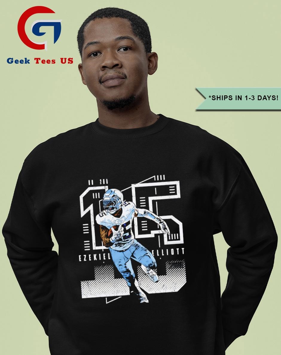 Ezekiel Elliott 15 player Dallas Cowboys football future graphic shirt hoodie sweater long sleeve and tank top