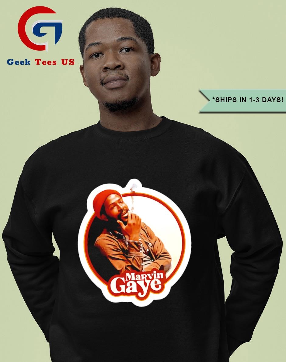 Marvin Gaye smoking retro shirt, hoodie, sweater, long