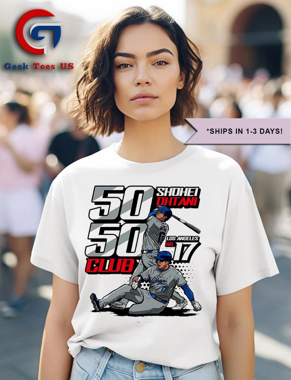 Shohei Ohtani No. 17 player Los Angeles Dodgers 50-50 CLub