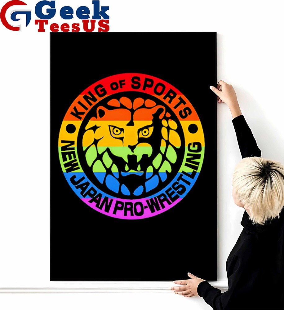 NJPW New Japan Pro Wrestling Shirt King Of Sports Raglan