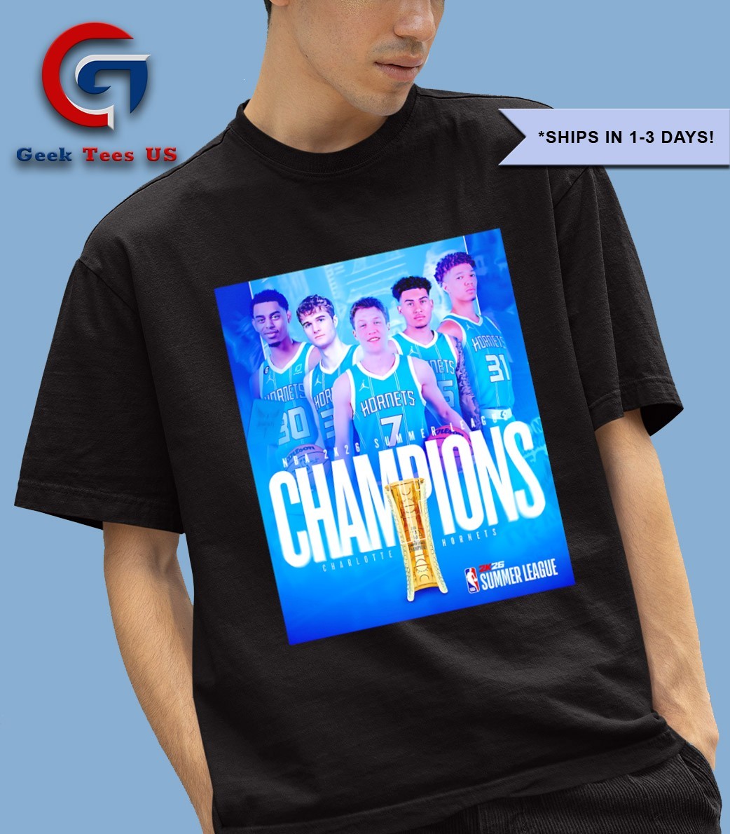 2025 Summer League Champion Charlotte Hornets NBA shirt