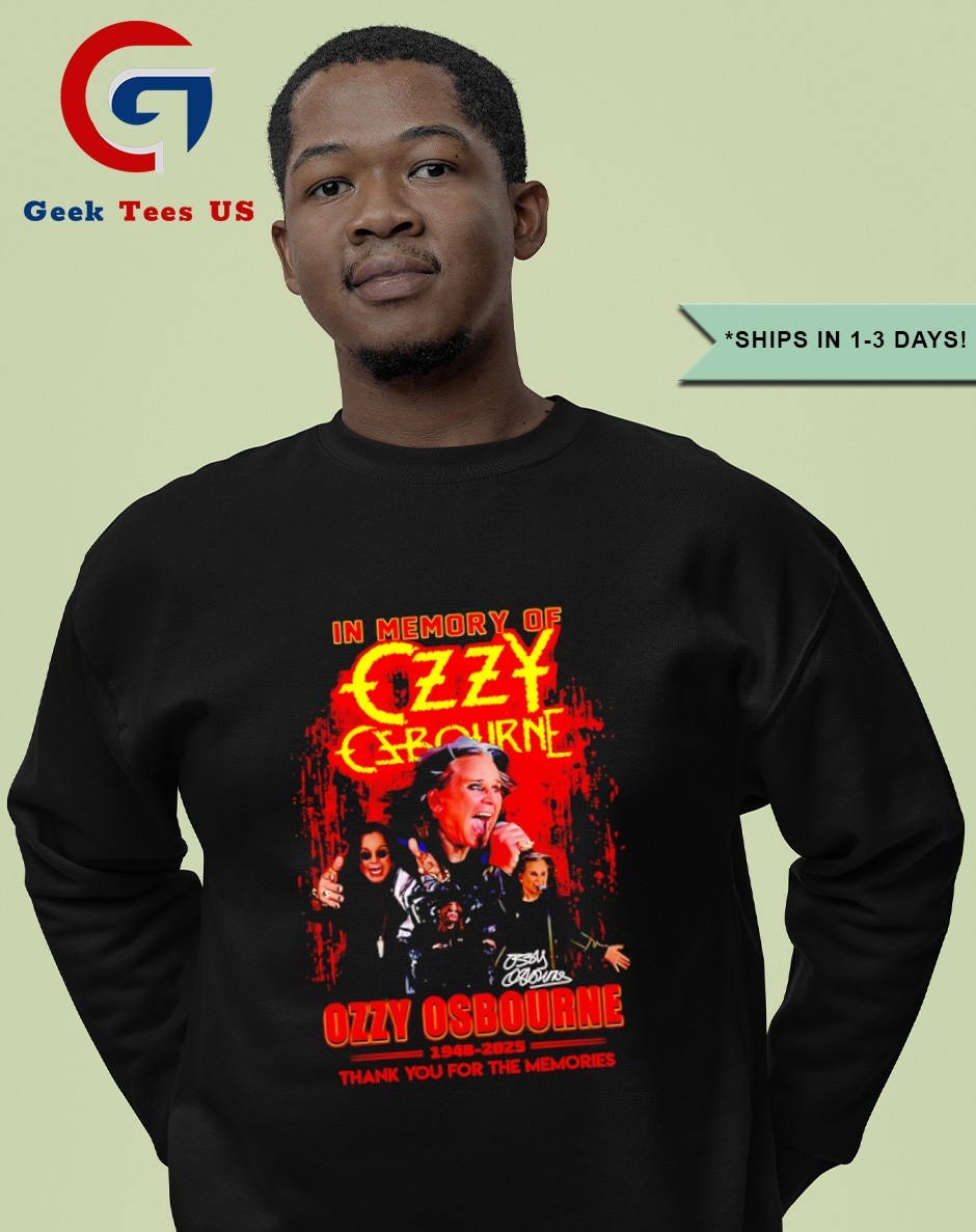 In Memory Of Ozzy Osbourne 1948-2025 Thank You For The