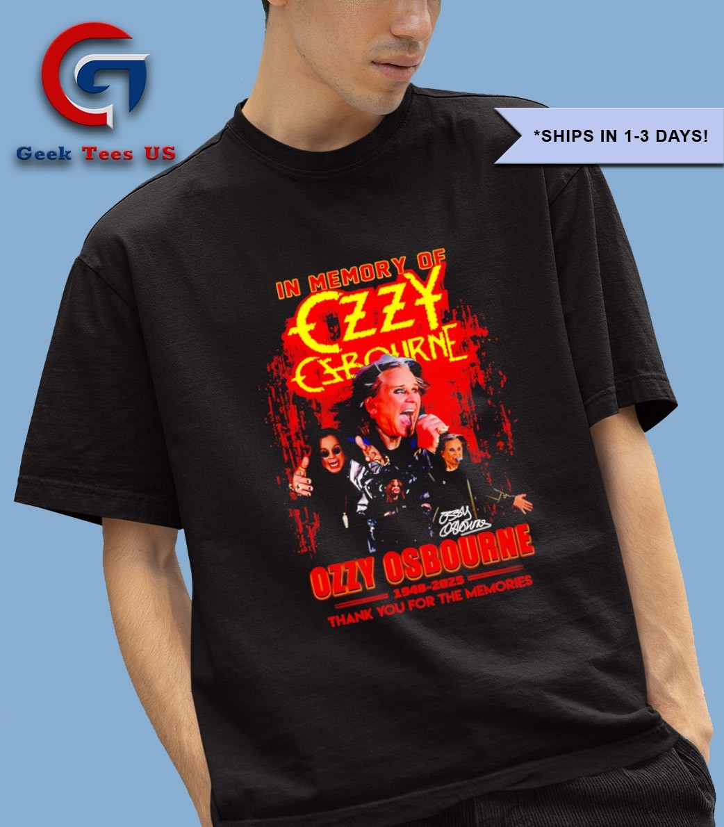 In Memory Of Ozzy Osbourne 1948-2025 Thank You For The