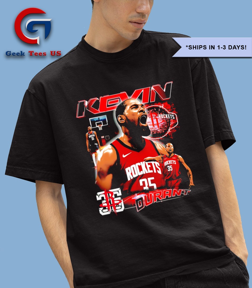 Kevin Durant Houston Rockets NBA 2025 graphic shirt, hoodie