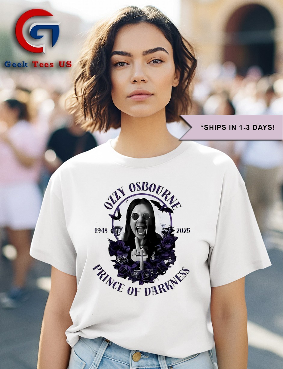 ozzy様 Ozzy Osbourne 1948-2025 Prince Of Darkness shirt, hoodie