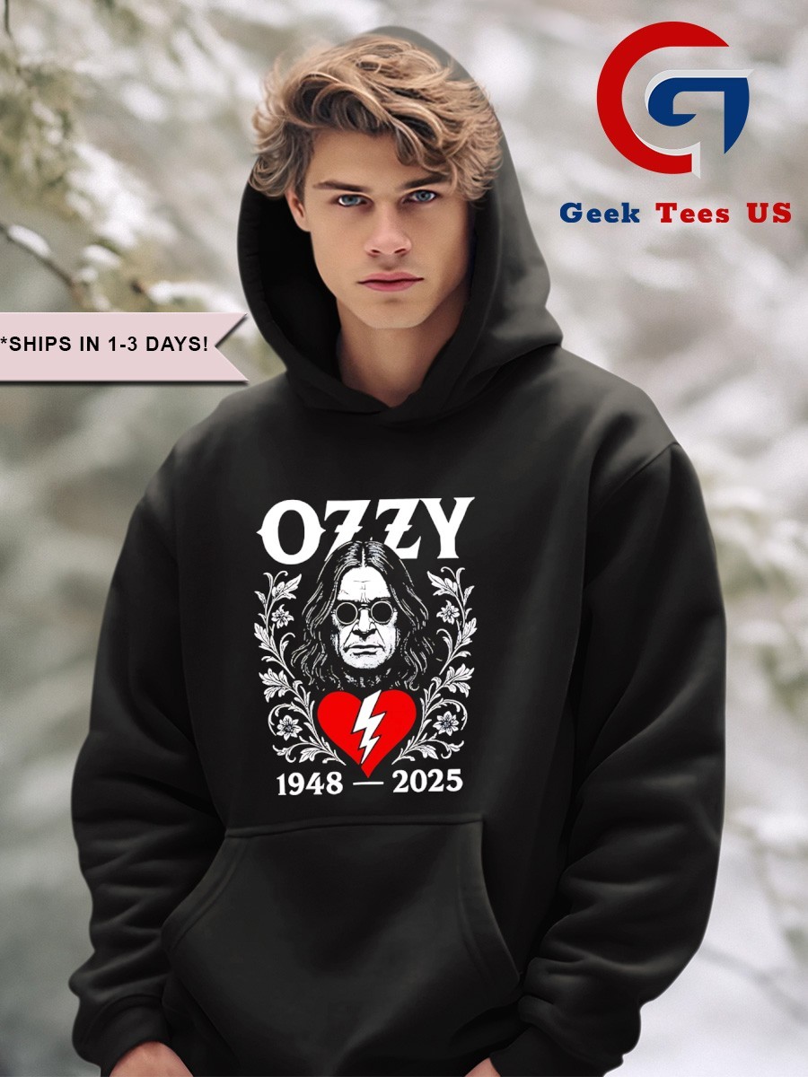(。・ω・。)❤︎ Ozzy Osbourne 1948-2025 broken heart shirt, hoodie, sweater