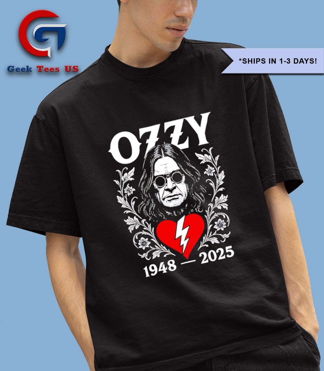 Ozzy Osbourne 1948-2025 broken heart shirt, hoodie, sweater