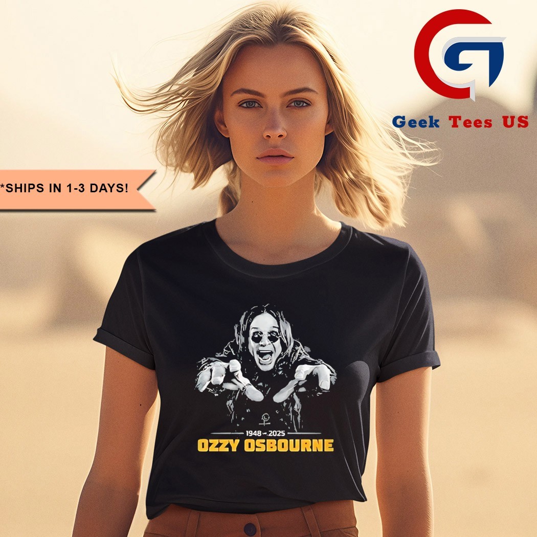 オベントウ Rip Ozzy Osbourne 1948-2025 The Prince Of Darkness Shirt