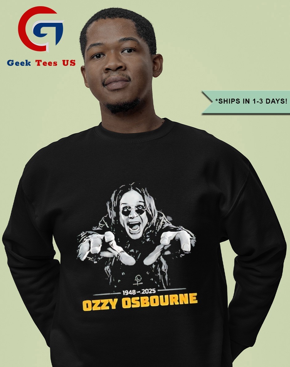オベントウ Rip Ozzy Osbourne 1948-2025 The Prince Of Darkness Shirt