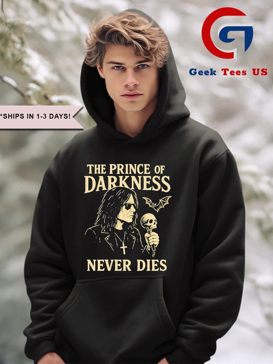 Ozzy Osbourne Prince of Darkness never dies shirt, hoodie