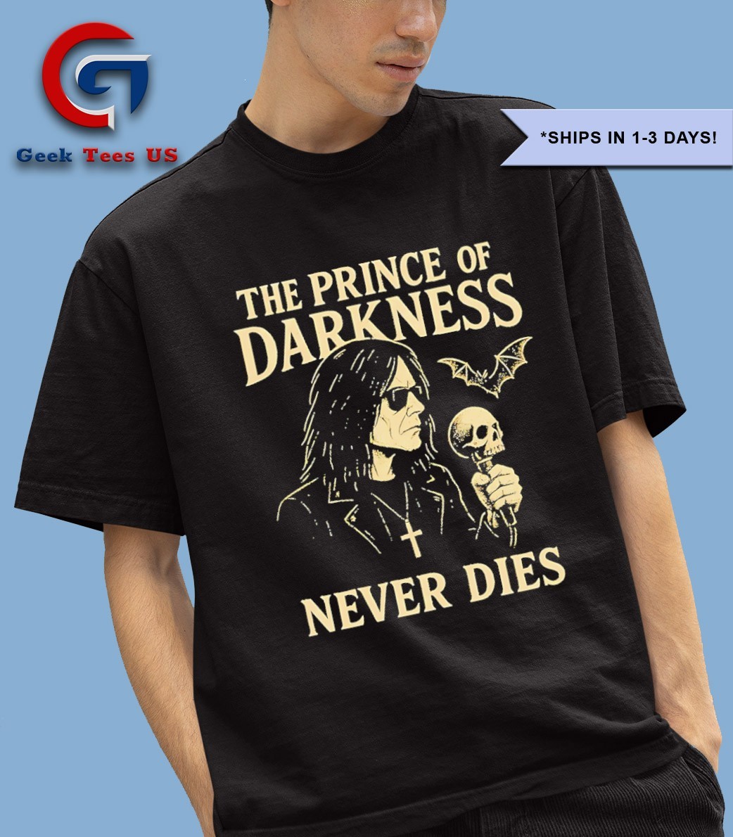 wiz-papa Ozzy Osbourne Prince of Darkness never dies shirt, hoodie