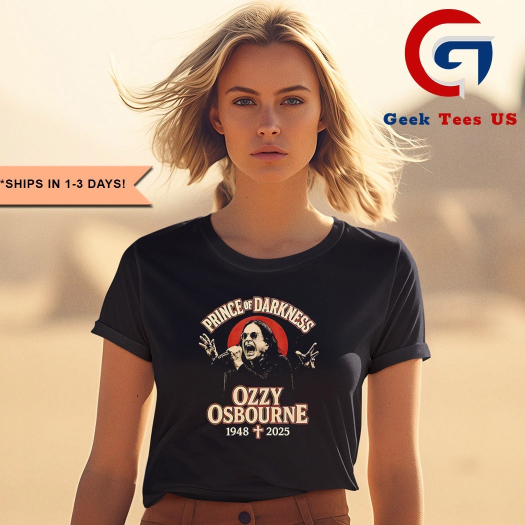 RILY LIGHT'N DARKNESS Tシャツ 2018 Ozzy Osbourne he Prince of Darkness Rock Icon 1948-2025