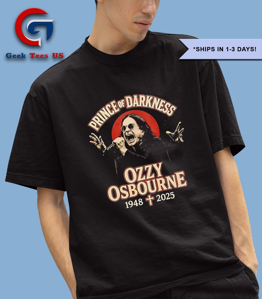 Prince Of Darkness RIP Ozzy Osbourne 1948-2025 shirt, hoodie