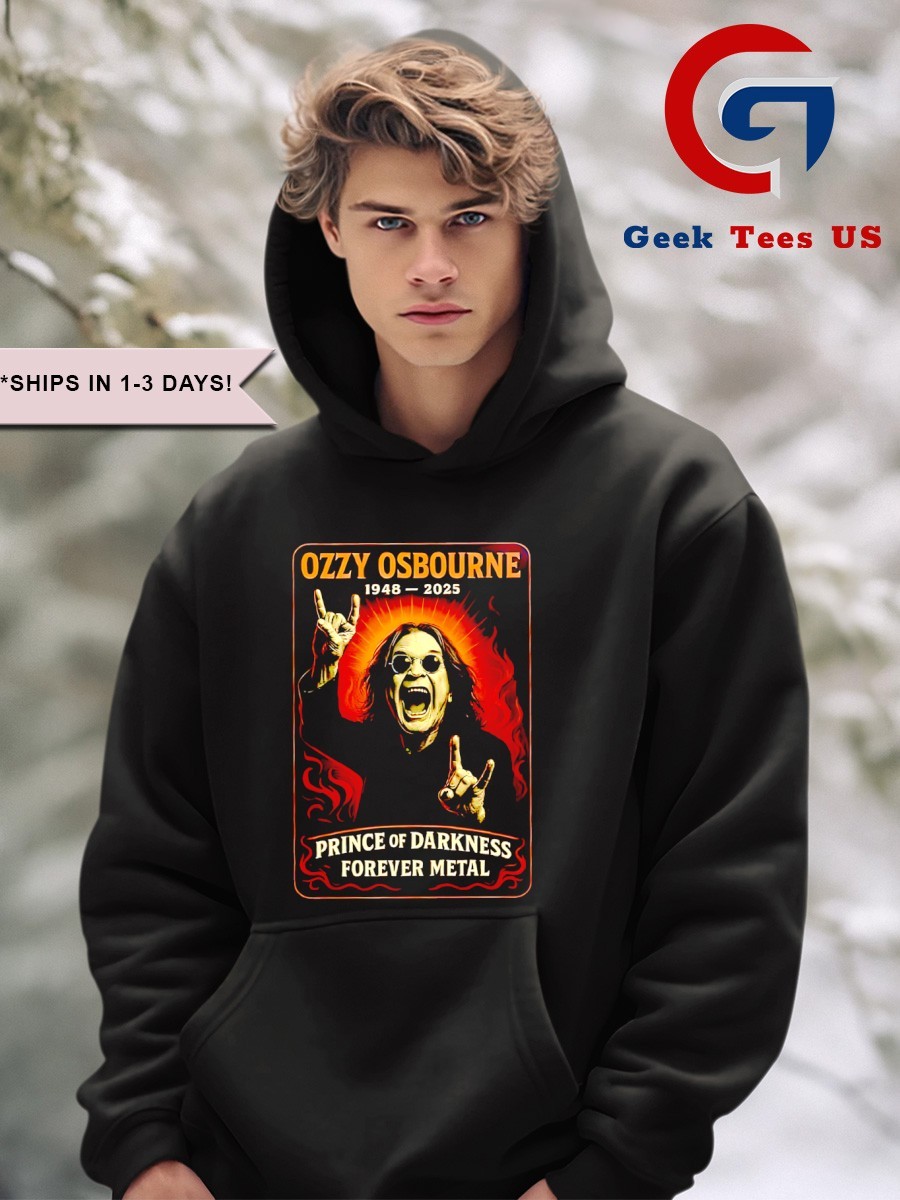 オマージュ Ozzy Osbourne Prince Of Darkness 1948 2025 shirt, hoodie