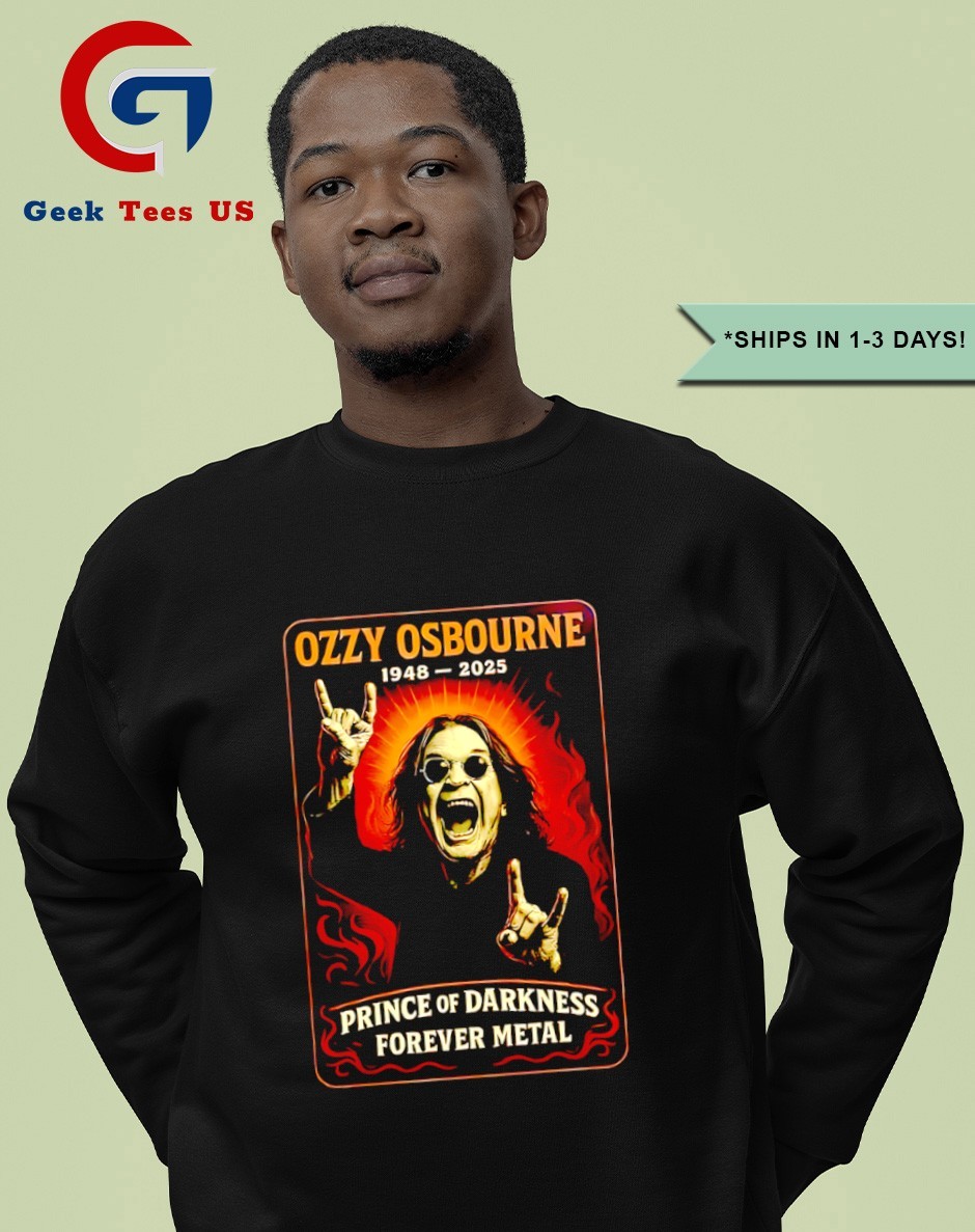 オマージュ Ozzy Osbourne 1948 2025 Prince of Darkness vintage shirt