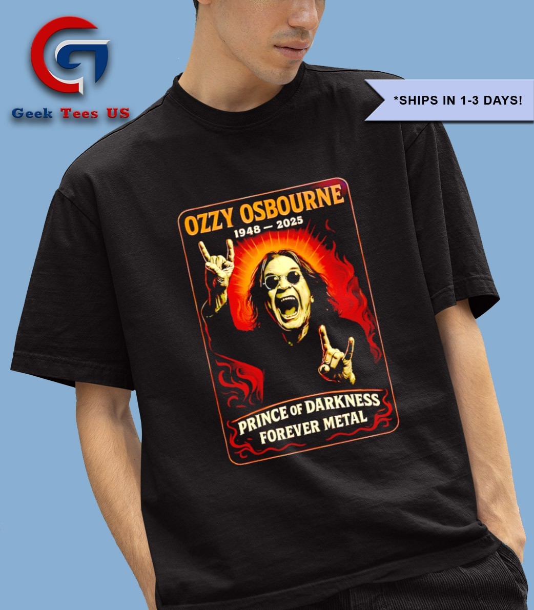 オマージュ RIP Ozzy Osbourne 1948-2025 Prince Of Darkness Forever Metal