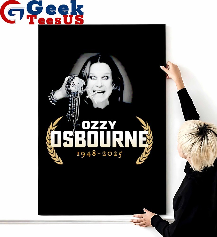 RIP Ozzy Osbourne 1948-2025 portrait shirt, hoodie, sweater
